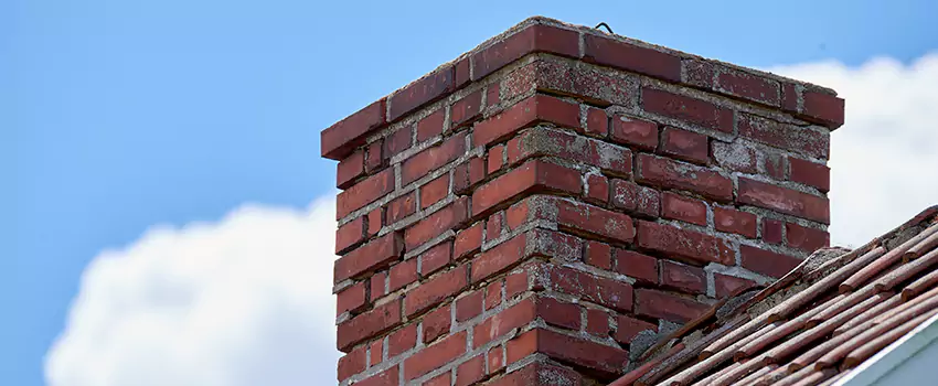 Brick Chimney Flue Installation in Galveston, TX