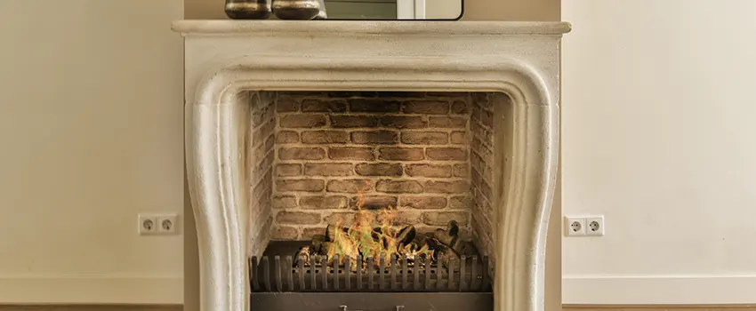 Vintage-style Fireplace Redesign in Galveston, Texas