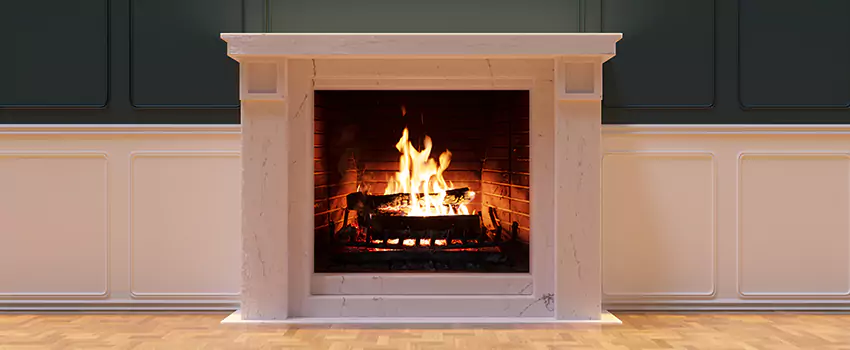 Open Flame Wood-Burning Fireplace Installation Services in Galveston, Texas