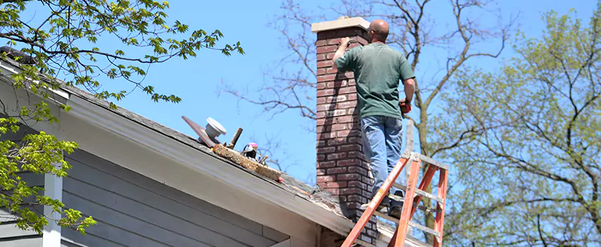 Vinyl and PVC Chimney Flashing Installation in Galveston, TX