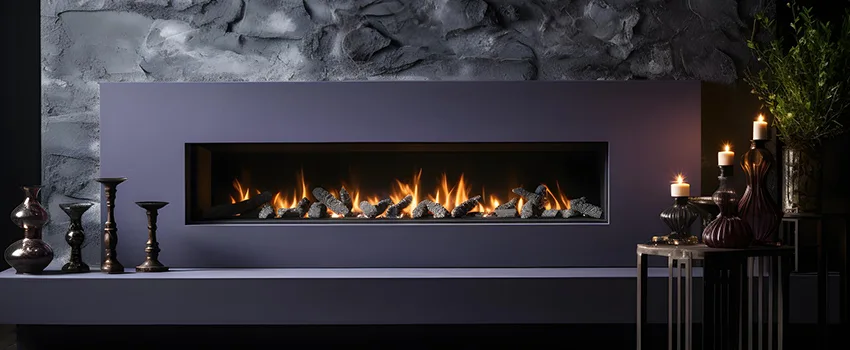 Ember Bed for Ventless Gas Fireplace in Galveston, TX