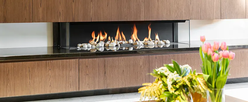 Double-height Fireplace Design Refurbishment in Galveston, Texas