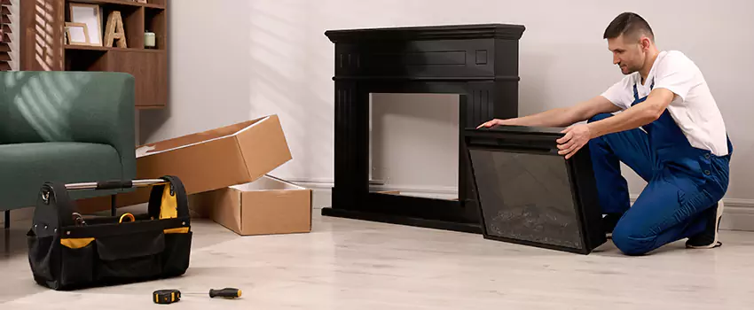 Old Rusted Metal Fireplace Repair And Replacement in Galveston, TX